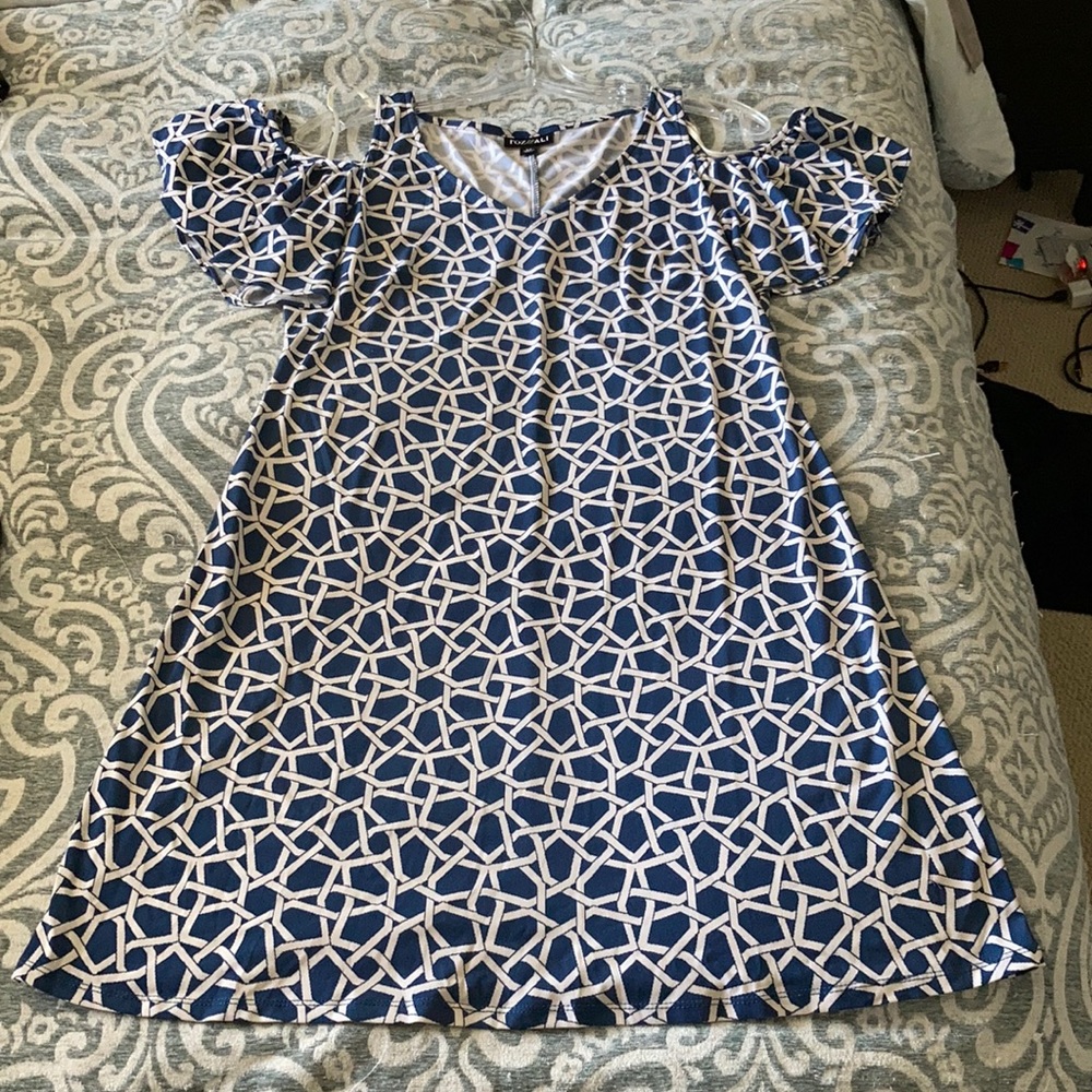 Blue dress